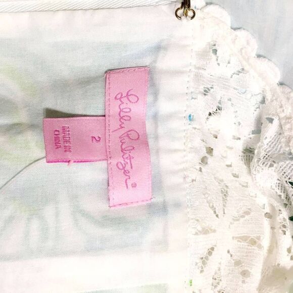 Lilly Pulitzer Sofia Lace Shift Dress Size 2 - Picture 7 of 7